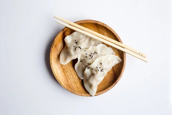 Gyozas de pollo a la plancha